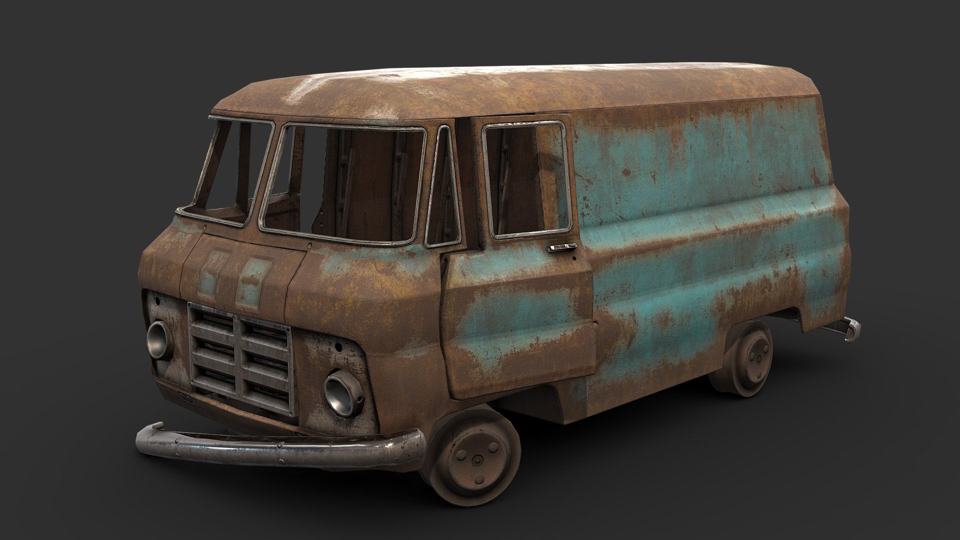 Trying to get better at designing original vehicles, so consider this a design study?

Made in 3DSMax and Substance Painter - Old Van - Buy Royalty Free 3D model by Renafox (@kryik1023) 3d model