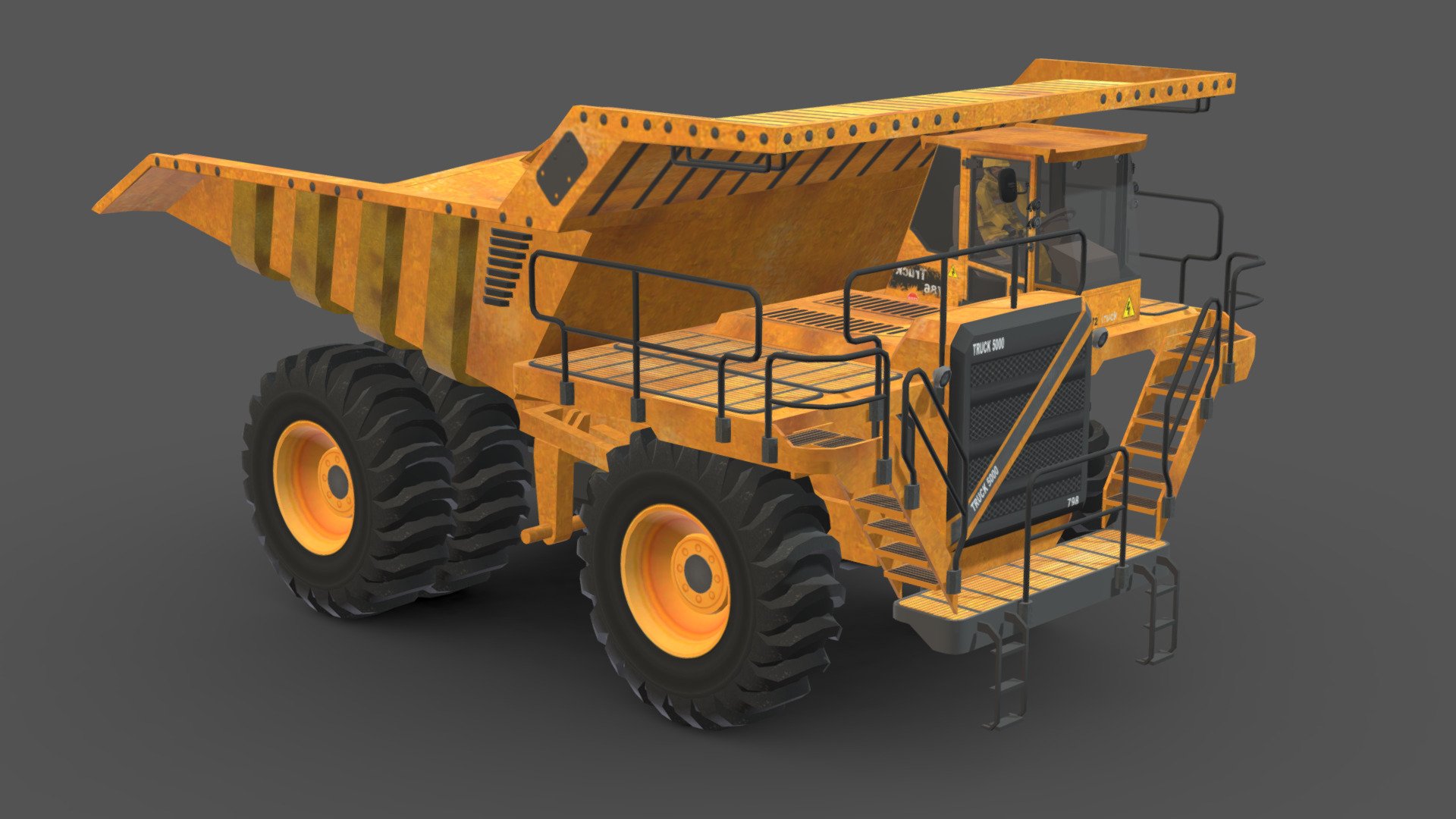 Dump Truck.


You can use these models in any game and project.

This model is made with order and precision.

Separated parts (body. wheels).

Very Low- Poly.

Average poly count: 15,000 tris.

Texture size: 2048 / 1024 / 512 / 256 (BMP).

Number of textures: 5.

Number of ingredients: 3.

Format: fbx.
 - Dump Truck - Buy Royalty Free 3D model by Sidra (@Sidramax) 3d model