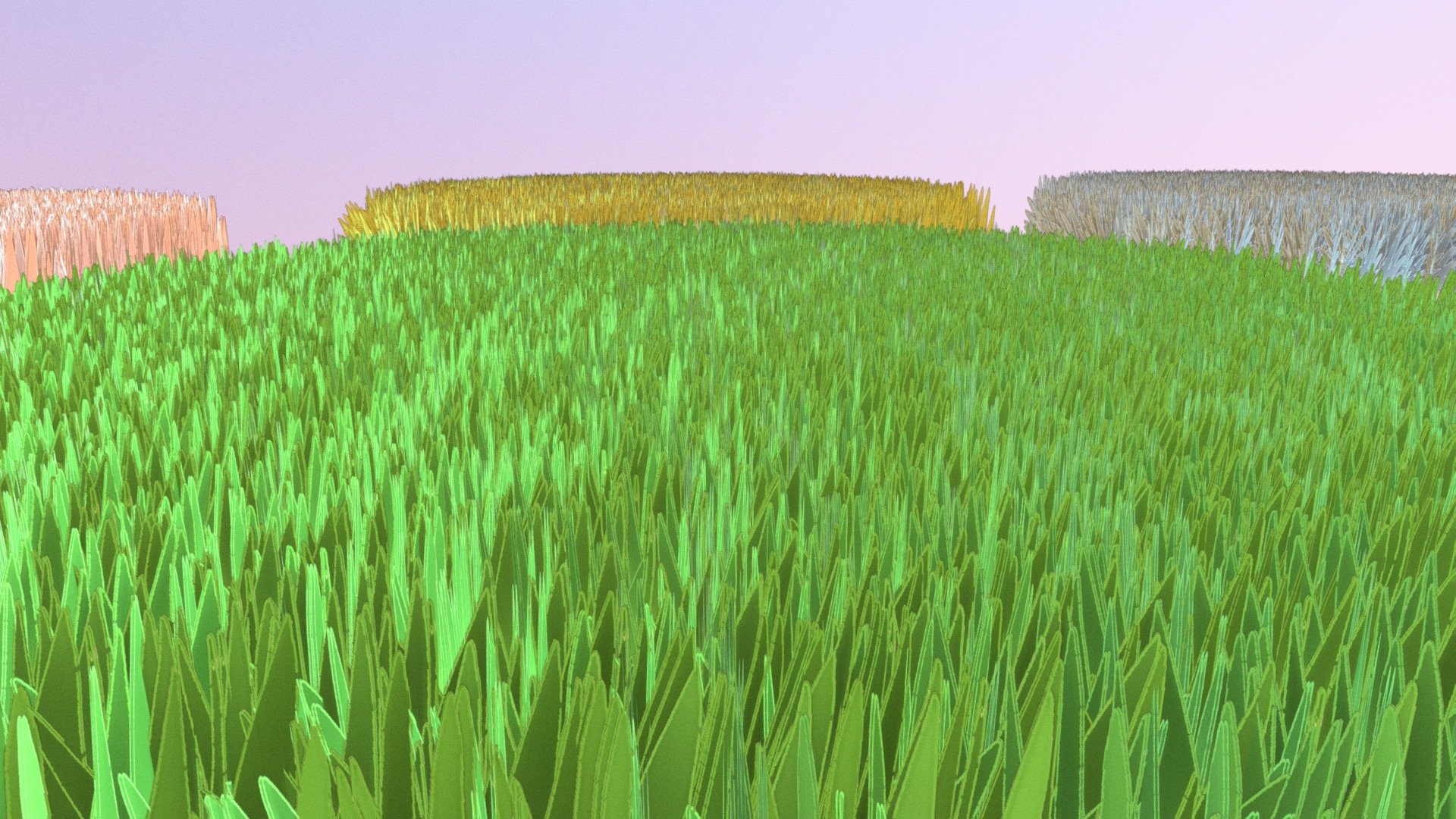 5 grass pack ready for your game or project! it include winter grass, autumn grass, normal grass, fantasy 1 grass and fantasy 2 grass 3d model