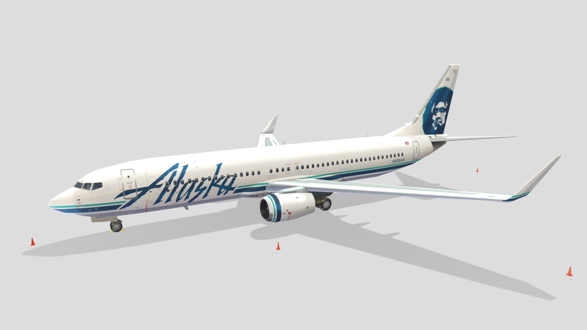 This is a 3D low-poly model of a Boeing 737-800, optimized for minimal complexity with less than 5000 polygons. Despite its low polygon count, the model accurately captures the iconic design and aerodynamic features of the Boeing 737-400, making it ideal for real-time rendering in games or simulations.

The model comes with a blank layered texture, providing a clean slate for customization. This allows you to apply your own color schemes, decals, or airline branding. The layered structure of the texture file offers flexibility in modifying different parts of the aircraft separately, such as the fuselage, wings, engines, and tail.

simplicity, accuracy, and customizability, making it a versatile asset for any 3D project. This model is available in Sketchfab, CGTrader and Artstation, thanks for looking! dont forget to check my other models - Boeing 737-800 B738 Lowpoly Alaska Airlines - Buy Royalty Free 3D model by hangarcerouno 3d model