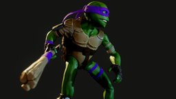 TMNT Donatello turtle, ninja, tmnt, mutant, animation