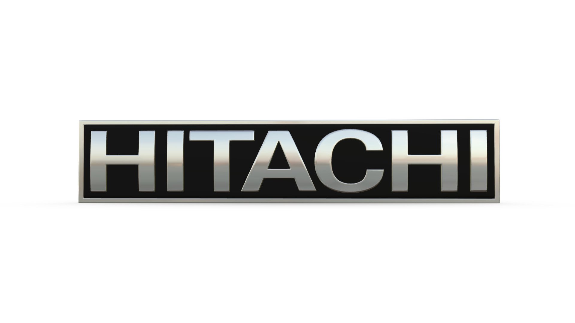 hitachi logo - 3D model by PolyArt (@ivan2020) 3d model