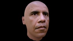Obama obama, president, barrack, 3d, scan