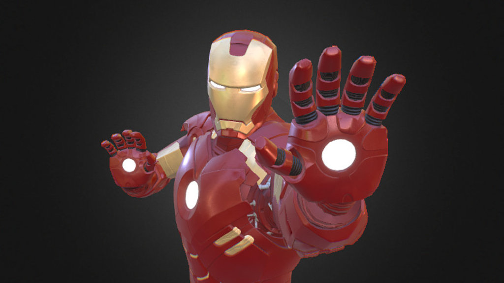 Made in 3ds max using biped - Iron man animations - 3D model by SimonBSummers (@simonb) 3d model