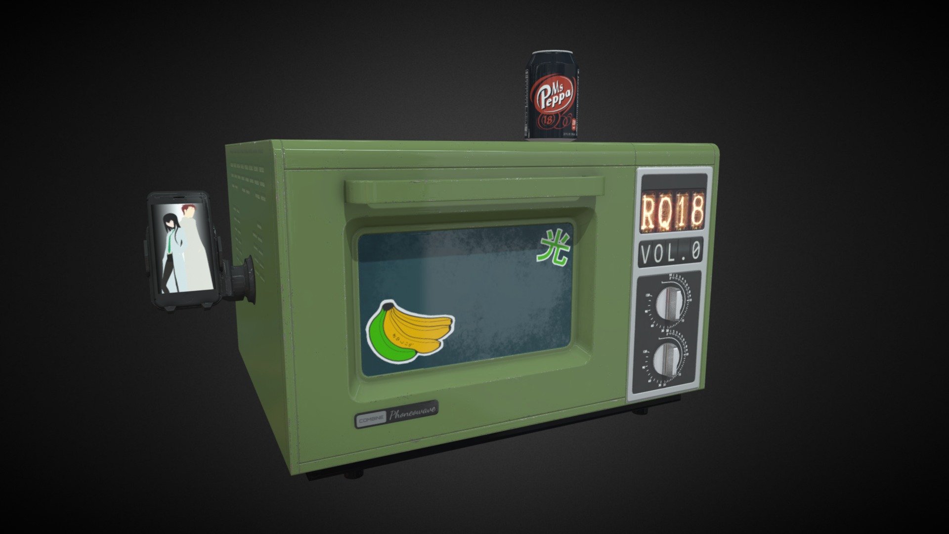 Phone Microwave from Stein's Gate (made for L4D) - Phone Microwave (name subject to change) - 3D model by IneCmb 3d model