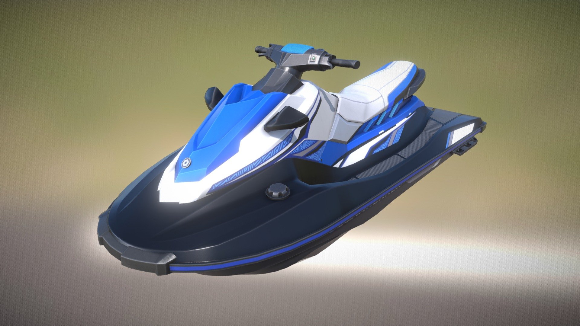 This model is GAME READY for Unity

File Formats:

3ds Max 2019 FBX (Multi Format)

Model: The Jet Ski is modeled on a real scale.

Geometry count:




21,747 polys 

44,185 tris 

23,371 verts 

Textures: 2048x2048 Albedo, Metallic, Normal Maps, Ambient Occlusion
Textures designed for physically based rendering (PBR) Textures in .png format

I have exported specialized texture maps for Unity 3d model