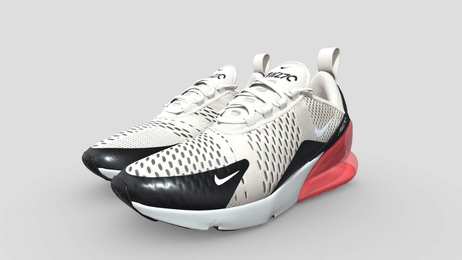 Nike Air Max 270 was created with real world scale.i hope you like it 3d model
