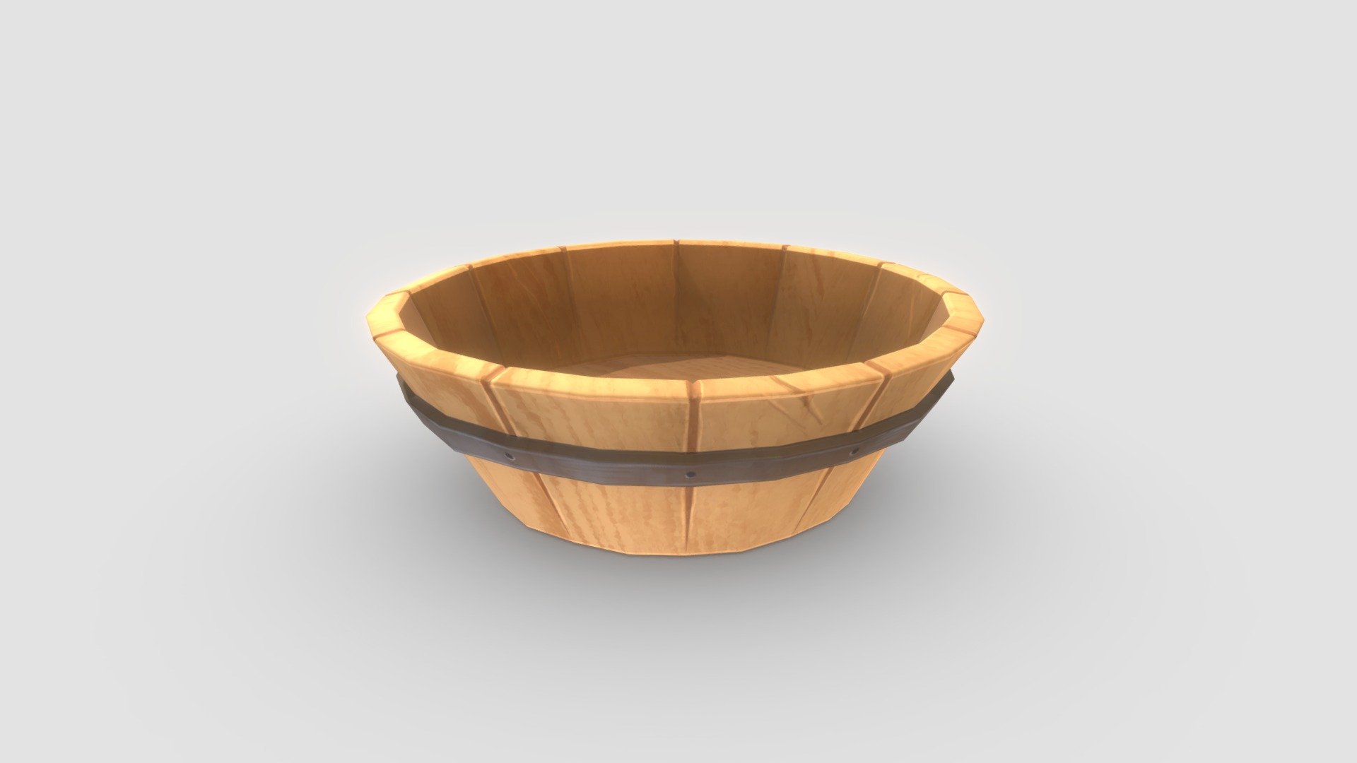 A simple Stylized 3D Model in Anime style representing a wooden Basket.
Made with Blender and SubstancePainter.
A Game Ready Asset containing 7 LOD's, last one beeing an Imposter 3d model