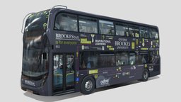 Alexander Dennis Enviro MMC Bus Oxford livery university, dennis, alexander, oxford, bus, england, enviro, mmc
