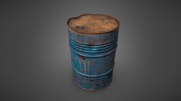 Rusty Barrel Metal