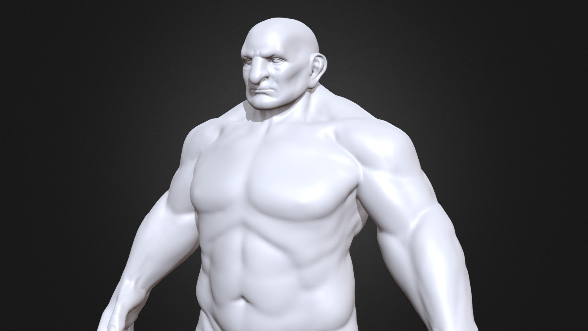 A base mesh file for a male adult fantasy dwarf. The model uses quad topology for better subdivisions and is suited for a multiresolution workflow. Intended for use as reference or to as a base for further sculpting and modelling. There are two versions of the file, one with the original topolgy (as seen on the wireframes pictures) and a second one with one level of subdivision and further defining of some of the forms, which is the one displayed in here. 

The model is NOT rigged or UV unwrapped.

The original topology for the body is 34k triangles/17k faces. The files also include an eyeball and nails meshes, totalling 50k triangles 3d model