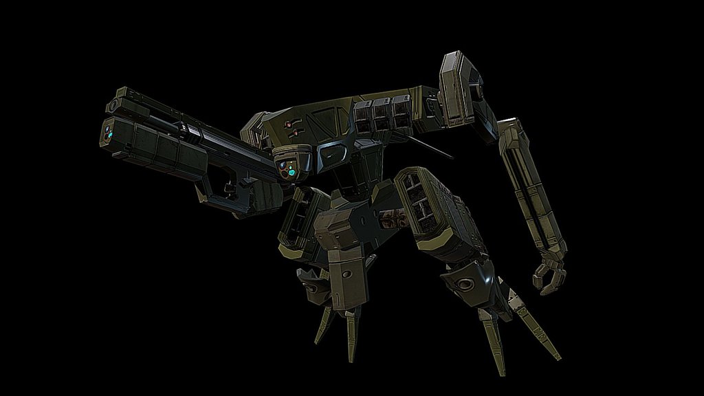 Hind is an enemy unit (read: target practice) I designed for Project Nimbus.  - Hind - 3D model by rkotchapong 3d model