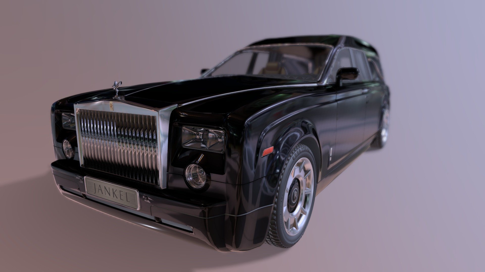 Rolls Royce Phantom Funeral car4 - 3D model by mirarixr 3d model