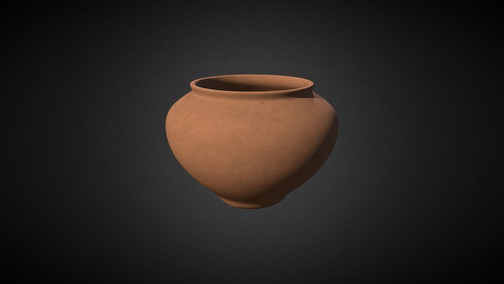 Vasija de barro/Clay pot - 3D model by VIRTUAL BIBLICAL MUSEUM (@nycspain) 3d model