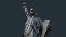 Statue of Liberty paris, liberty, statue, bartholdi, photogrammetry, scan, 3dscan