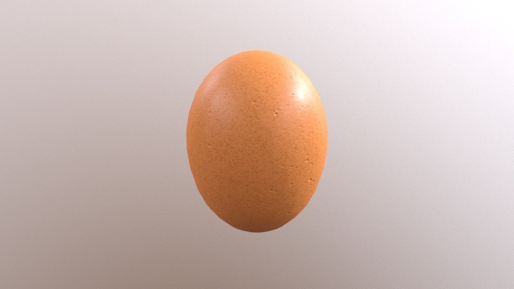 A Chicken Egg - Egg - Download Free 3D model by joe_carrot 3d model