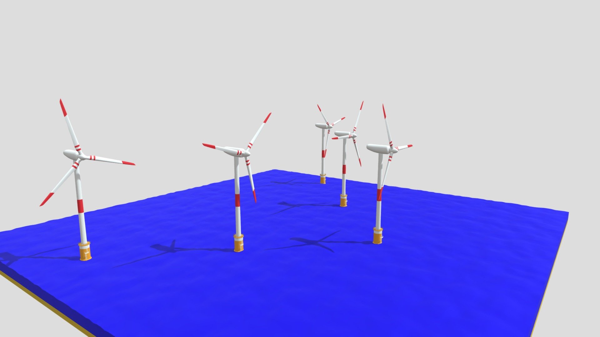 Offshore Wind Turbine.

Made with Blender 2.8.

Rendered with Cycles.

system units -: m.

Polygons: 8,235.

Vertices: 8,993.

Formats: . blend . fbx . obj, c4d,dae,fbx,unity.

Thank you 3d model