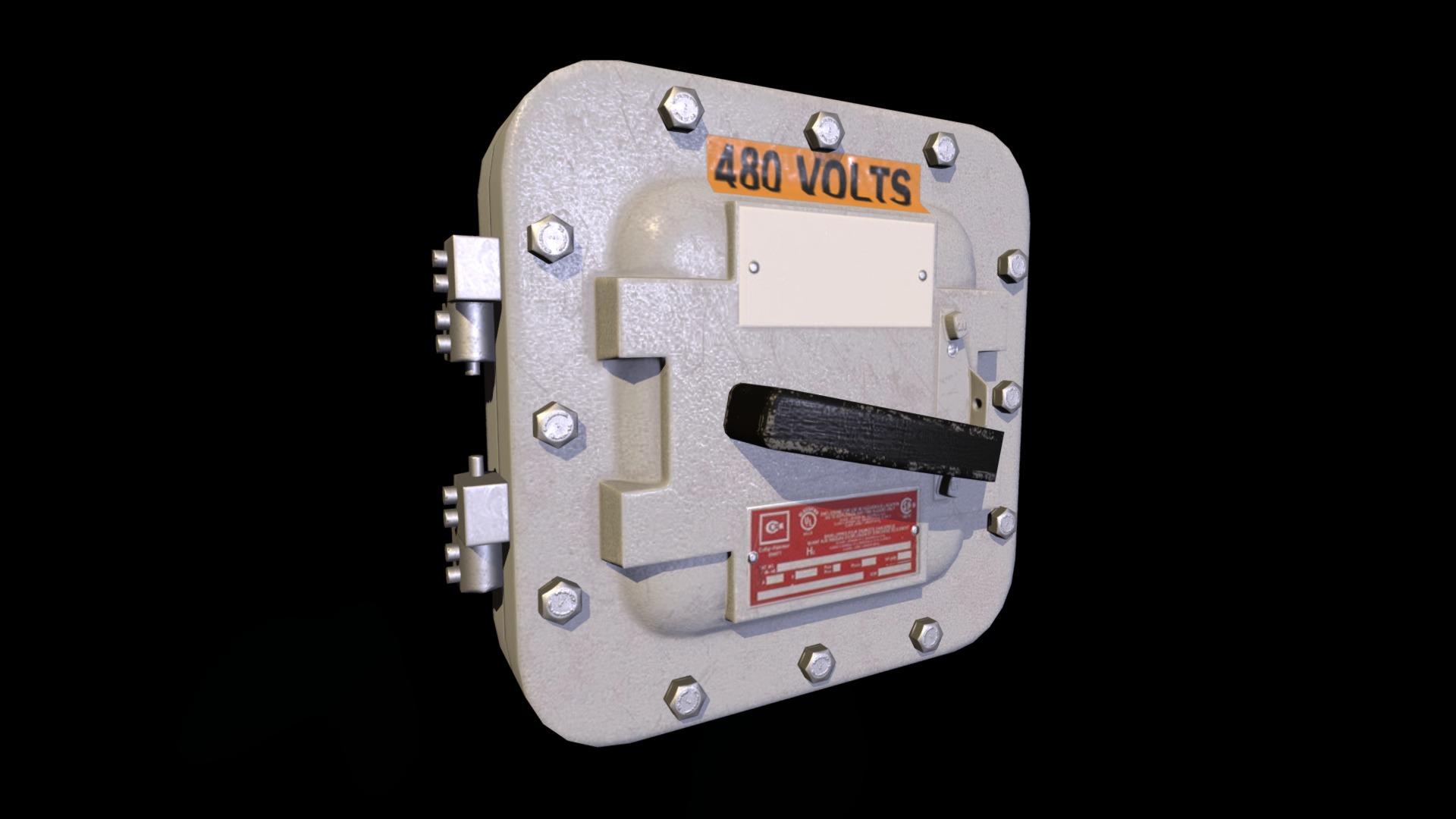A quick model with PBR textures - Breaker Box - 3D model by scaveng3r 3d model