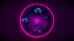 Cellular Oddity cell, atom, balls, trippy, nucleus, motion-graphics, blender