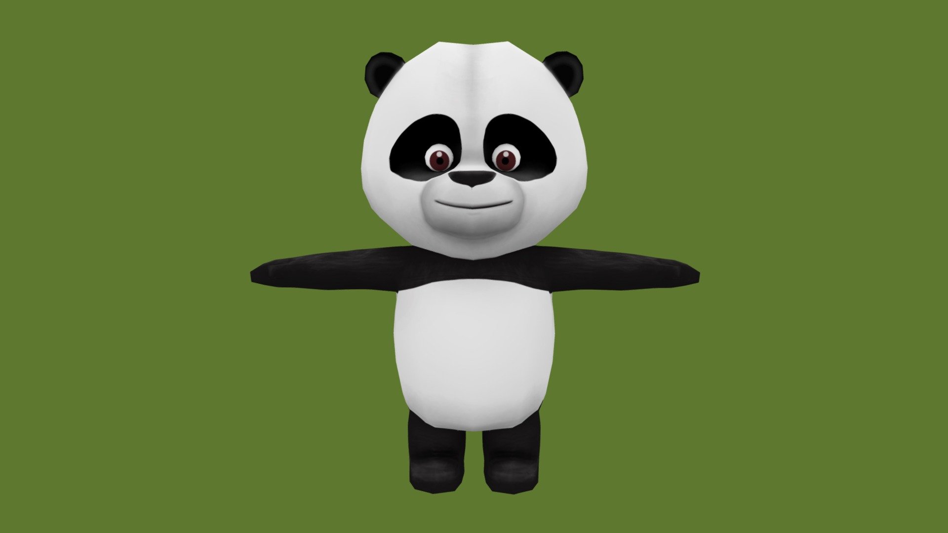 Panda for Teddies Unite - Panda - 3D model by Sumeet Arora (@ls.rightbrain) 3d model