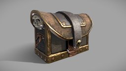 Pirates Chest chest, pbr, lowpoly, gameready