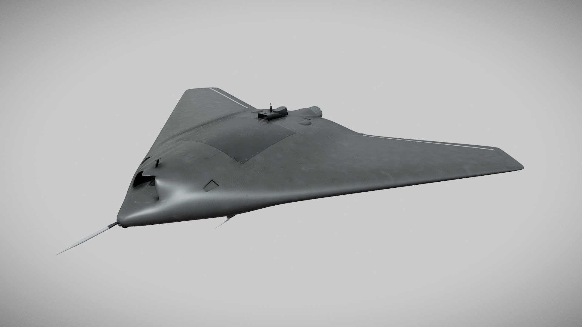 Turkish Aerospace (TA) Anka-3 is an unmanned combat aircraft project being designed and developed by the Turkish defense industry company, TA. It features a turbofan engine, houses weapon systems within the fuselage, has a high payload capacity, incorporates stealth technology, and does not have a tail. (wikipedia)

I made this model by using Blender and Substance Painter. I’ll continue to improve the model.

For more: https://cemgurbuz.com/anka-3 - ANKA 3 - 3D model by Cem Gürbüz (@cemgurbuz) 3d model
