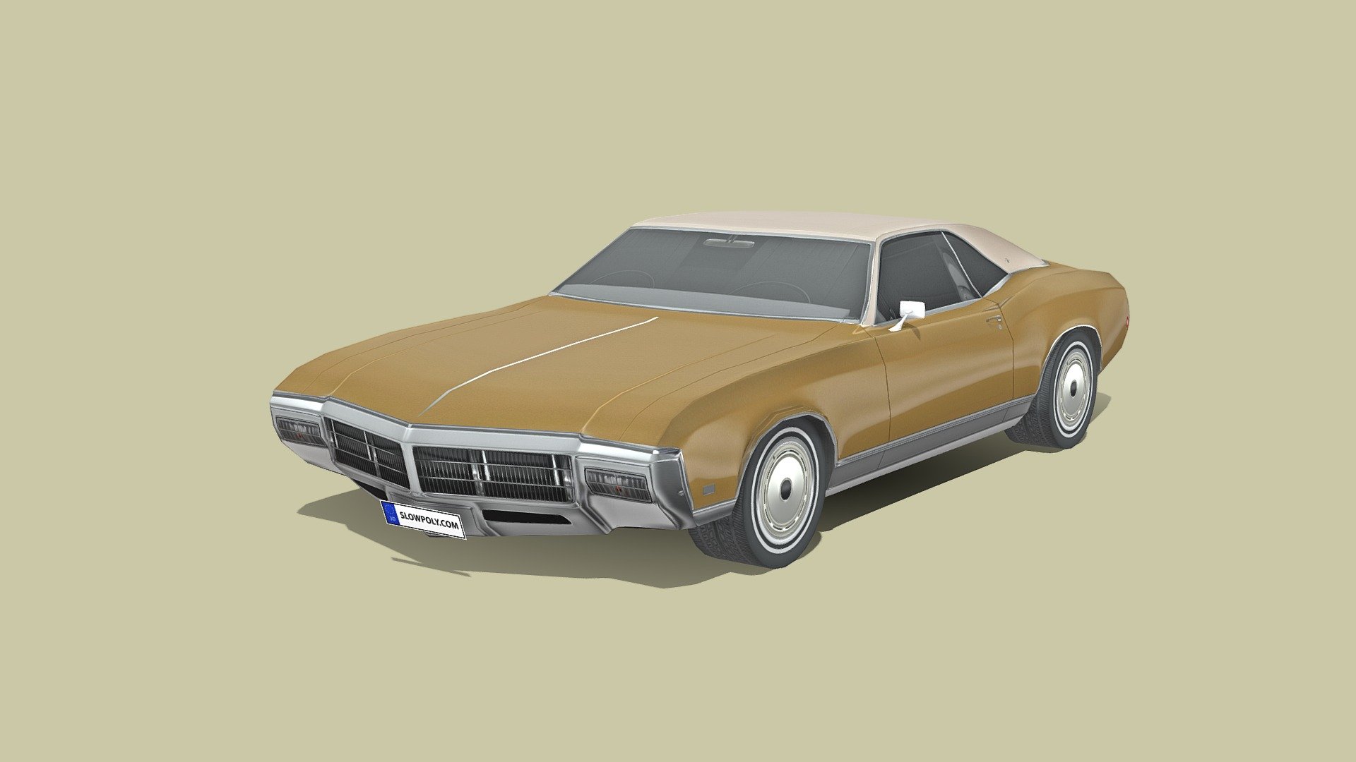 Great low poly car asset for you. 4000px textures, and included PSD file so you can easily change the color! - Buick Riviera 1969 - Buy Royalty Free 3D model by slowpoly 3d model