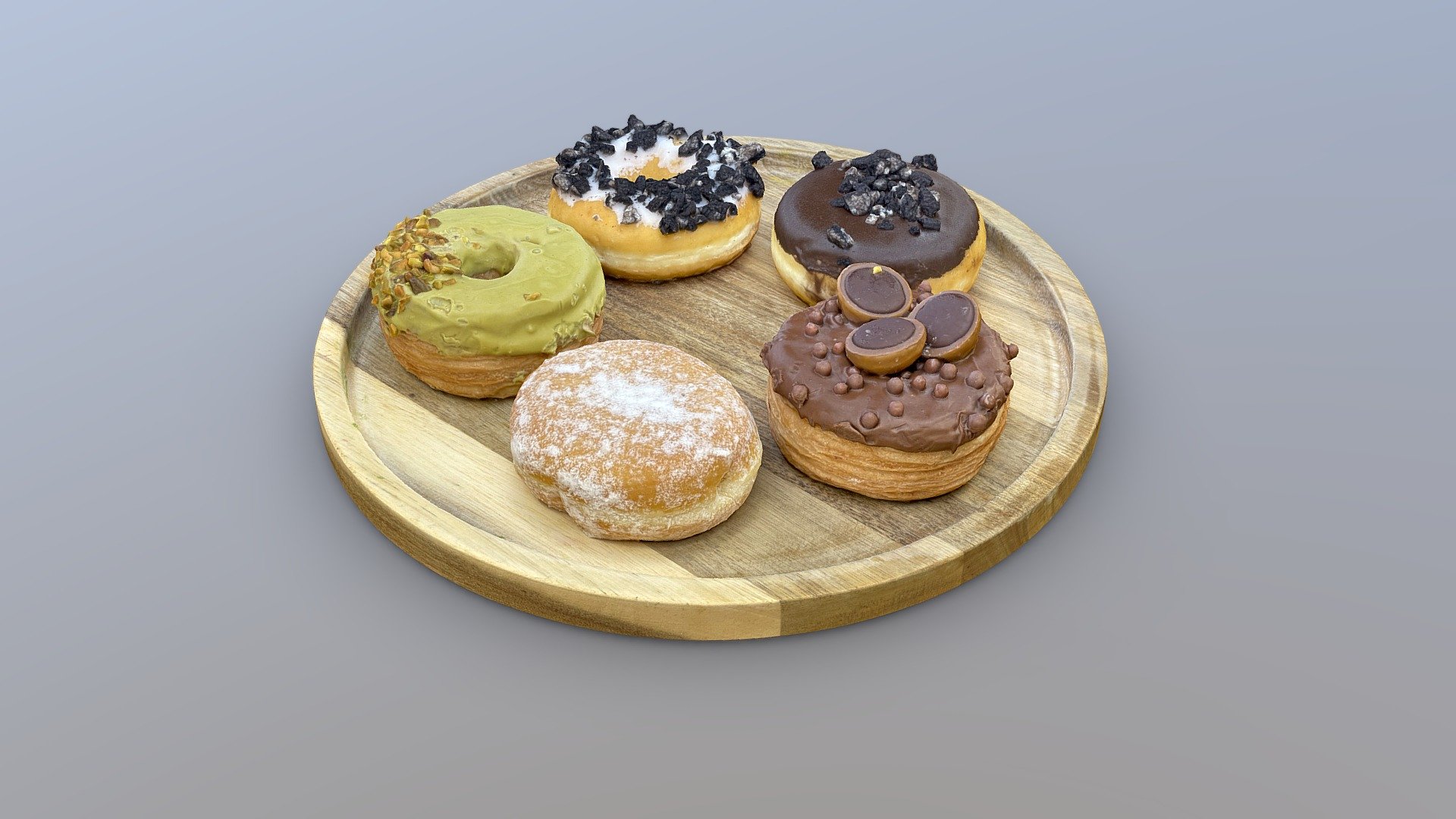 You have 5 seconds to decide which one to choose. Which one is it?




Explore the Food Metaverse in AR/VR on Zoltanfood.com

Join me at the   Virtual Bistro and tour the World Food Gallery

Want to show support? Become a patron on Patreon

Stay updated! Follow me on Instagram and  Twitter
 - The Five Donuts - 3D model by Zoltanfood 3d model
