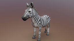 Zebra africa, 3d-scan, pony, mammal, zoo, zebra, safari, stripes, farm, photogrammetry, horse, animal, fletchtech