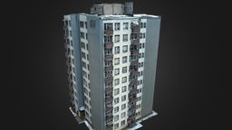 Soviet residential building [WINTER STYLE]