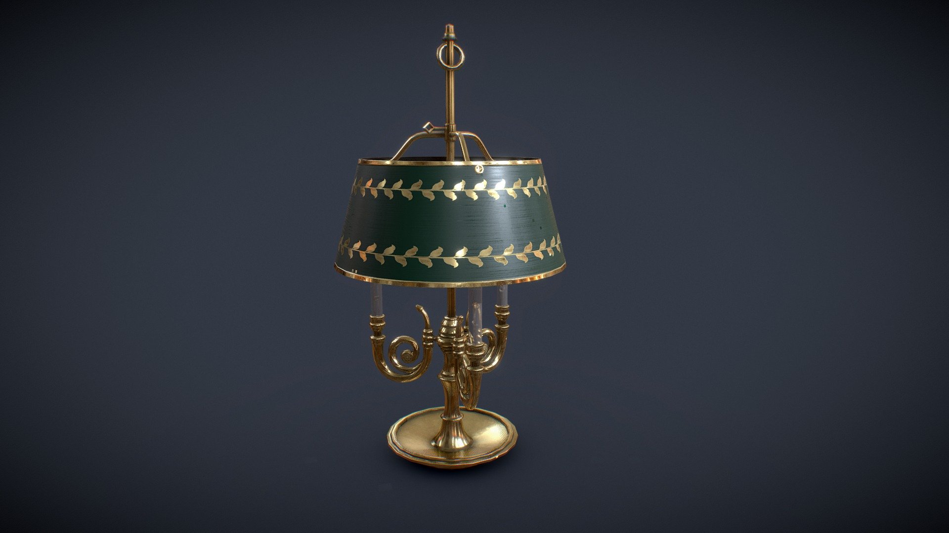 Hello All :) This is a desk lamp made for a personal victorian project. Ligth and shine will be one of the art line of the scene !

Made with Maya, PS and Substance.

You will find in the package Scene file, FBX and 2k Textures.
If you have any customs need, please feel free to contact me 3d model
