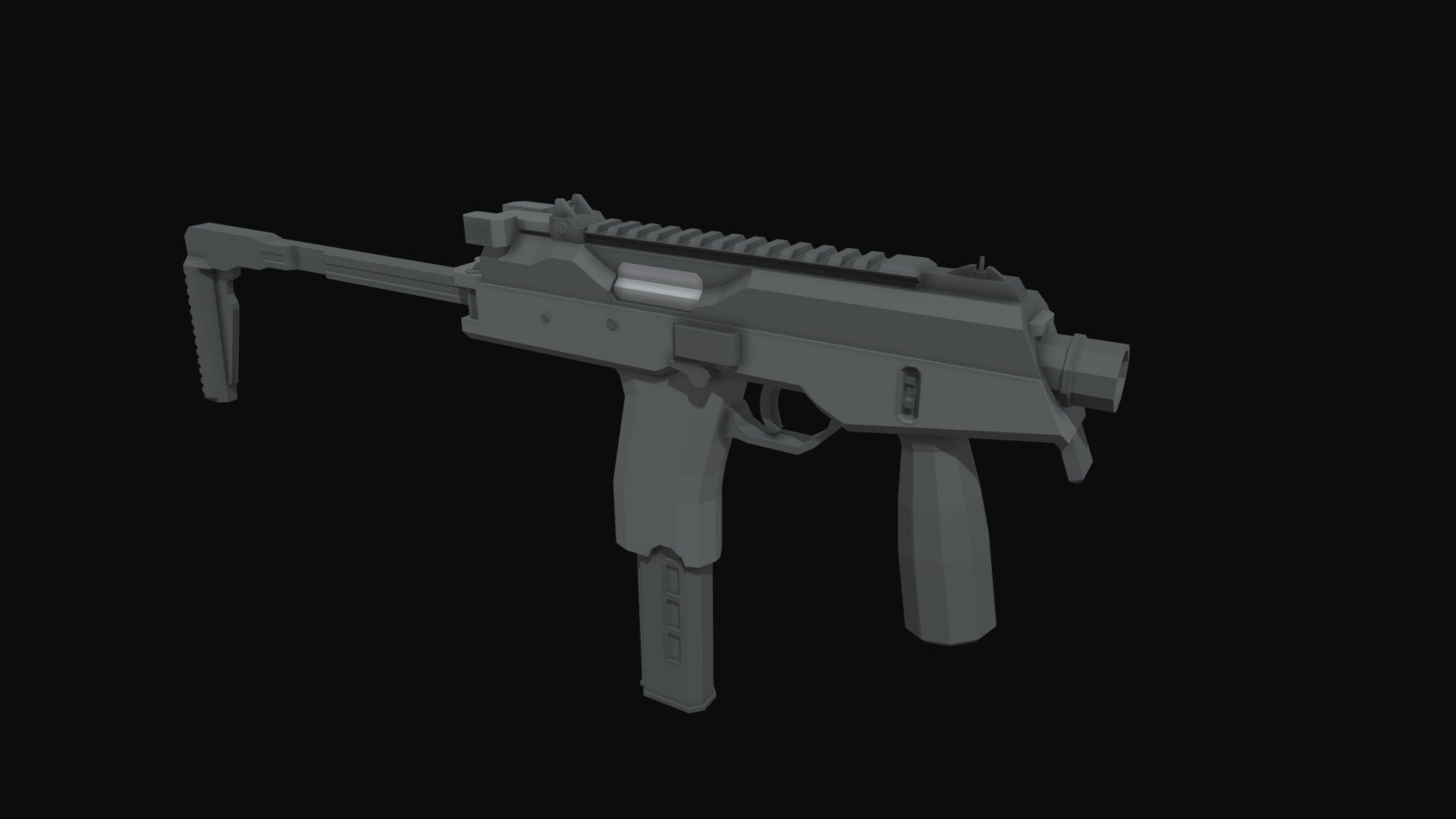 A low poly model of a MP9

Ideal for for use in games

Tested in unity

Made in blender

Suitable for use in games - MP9 Low Poly - Buy Royalty Free 3D model by Castletyne 3d model