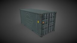 20ft Container container, gameready