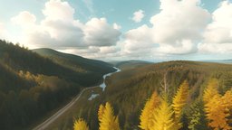 HDRI Landscape and Forest Panorama J