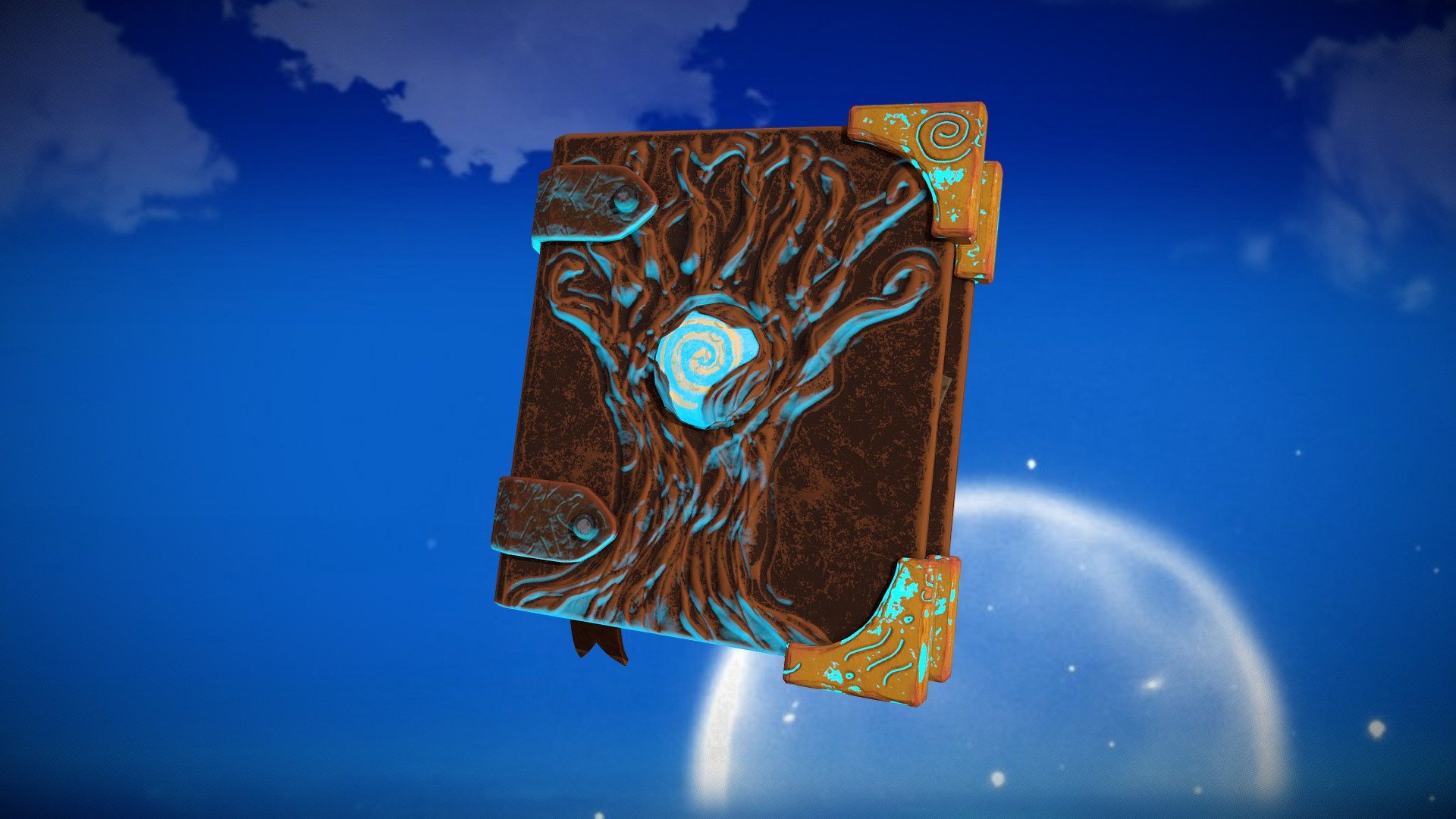 Magic Book - Download Free 3D model by petersoon 3d model