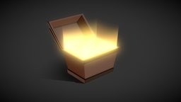 Chest opening effect crate, chest, effect, loot, box, fx, container