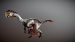 Gigantoraptor giger, creaturedesign, gigantaraptor, gigantoraptor, creature, animal, prehistoric, dinosaur, dino