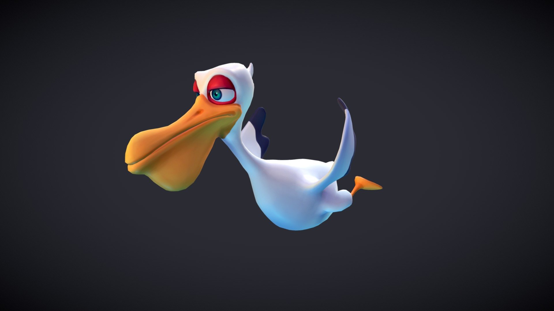 Dolphy Dash - Pelican - 3D model by Łukasz Juńczyk (@astral518) 3d model