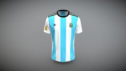 Argentina New Jersey 2022 With Messi Logo