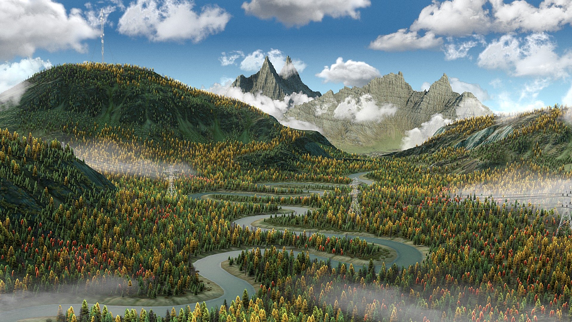 Inspired by my recent trip to Dolomites in Italy, i've decided to learn World Machine 3d model