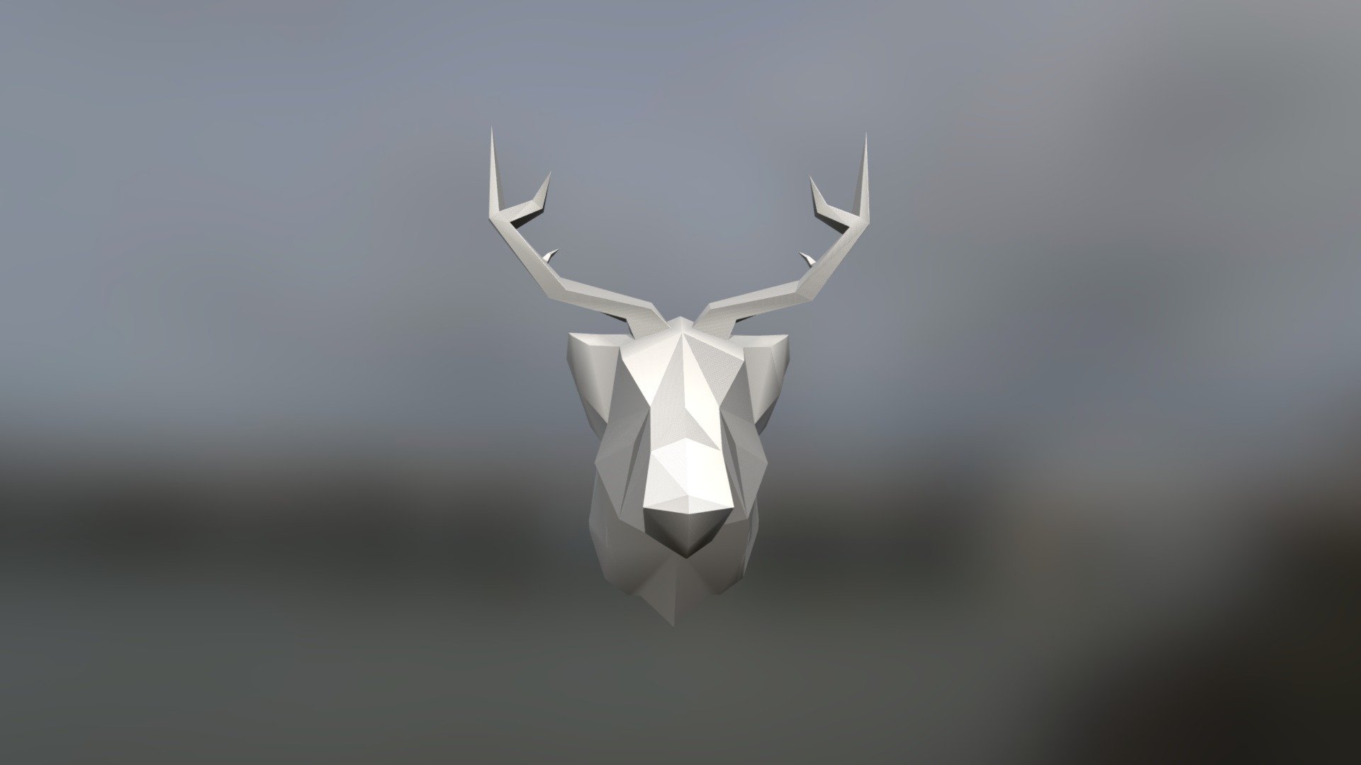 I did this Low poly Deer head trophy for making a home decor using Pepekura designer. You can use it for that as well :) 
If you are using Cinema4d and octane i will include the project file. :)
Will be posting more designs.

Will be great If you guys support - leave a feedback or comment if you like it :) - Deer - 3D model by Abinandh.Abi 3d model