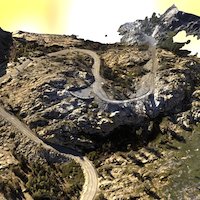 Donner Summit drone, aerial, photoscan, 3d, bridge