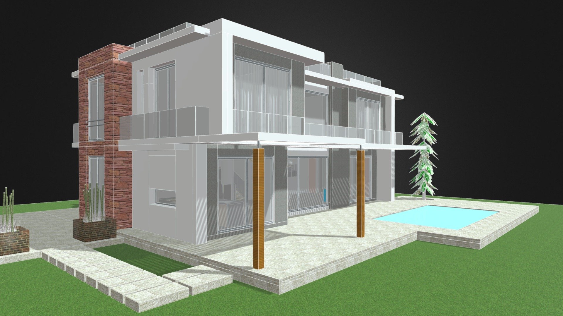 If you have any question, contact me!

This project was created by SketchUp. You will have DWG files and Render files too 3d model