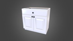 White Panel Door Cabinet