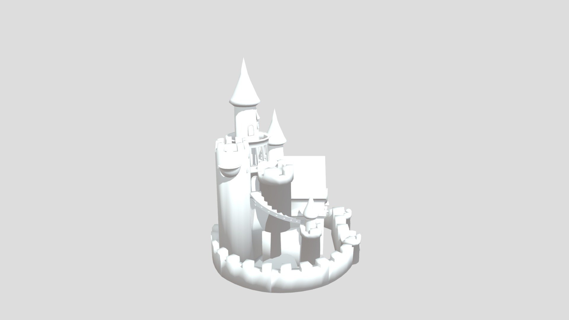 A little castle I made :) 3d model