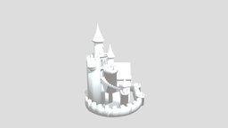 Castle castle, 3d-model, 3dsmax