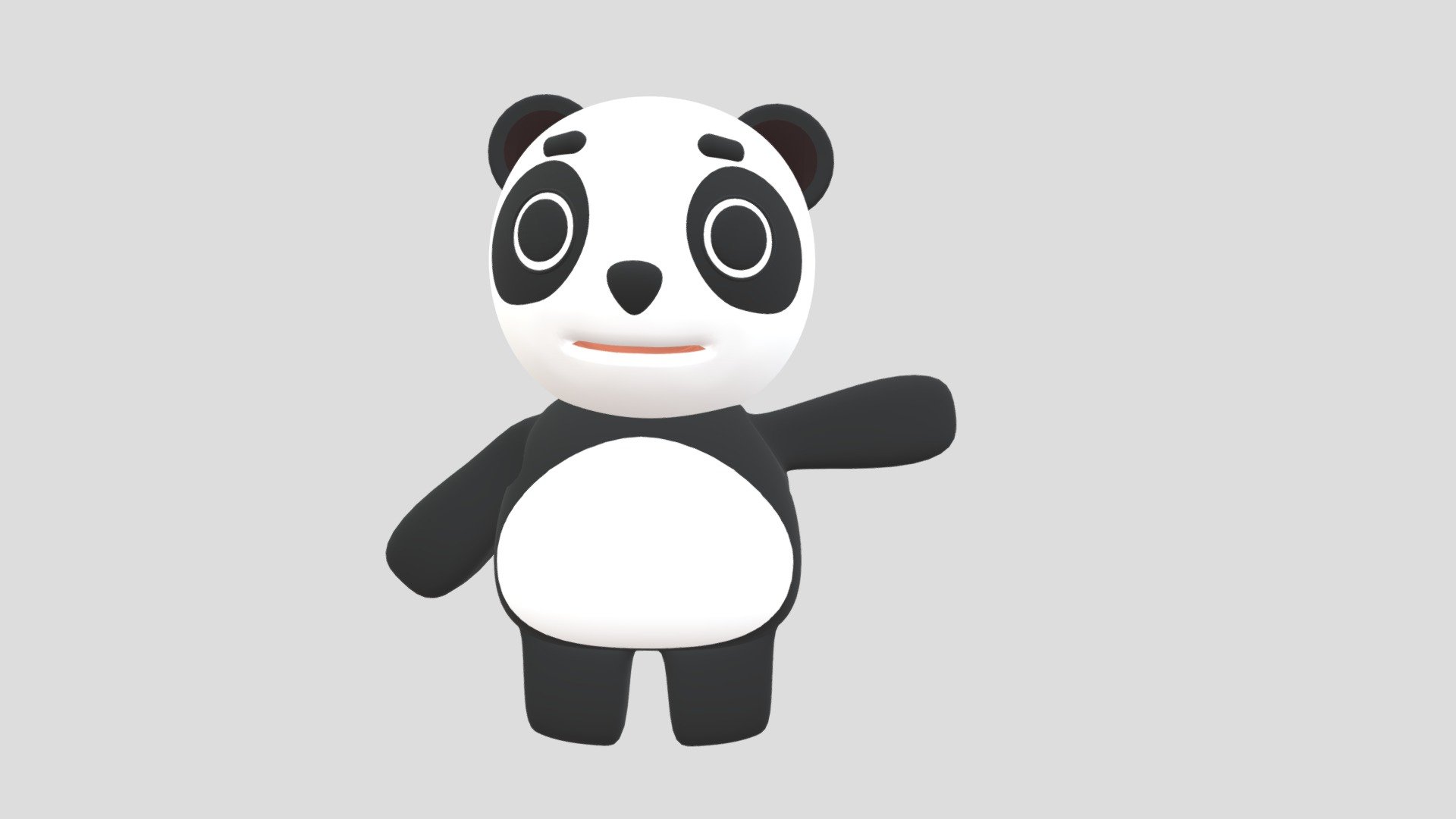 Cute 3D panda made in blender basic rig.
Not attribution required - cute panda - Download Free 3D model by exceptional_3d 3d model