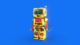 Need to charge quickly! #CuteRobotChallenge socket, battery, blender-3d, substance-painter, robot, cuterobotchallenge, carghe