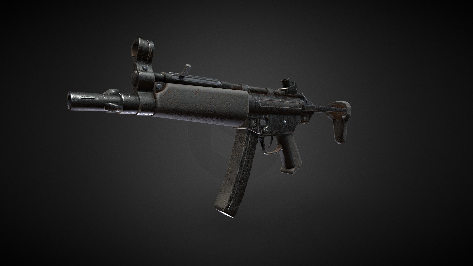 MP5 model i made in 2 days
(and textured too) - MP5 (Free) - Download Free 3D model by Skabl (@skabl_yt) 3d model