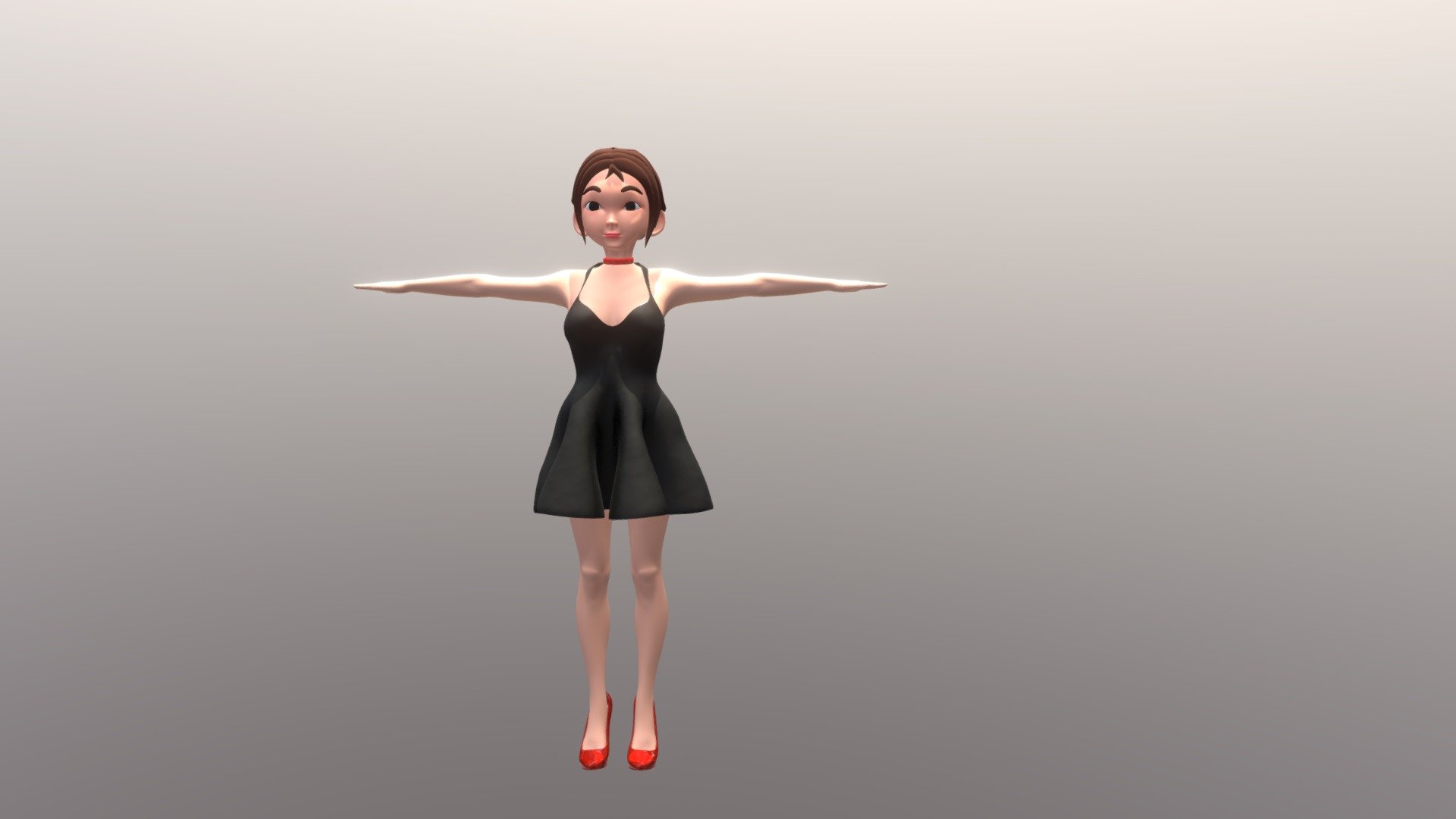Hey so I hope u all like this !!! - Tiya 💗Girl Model - 3D model by 9arts 3d model